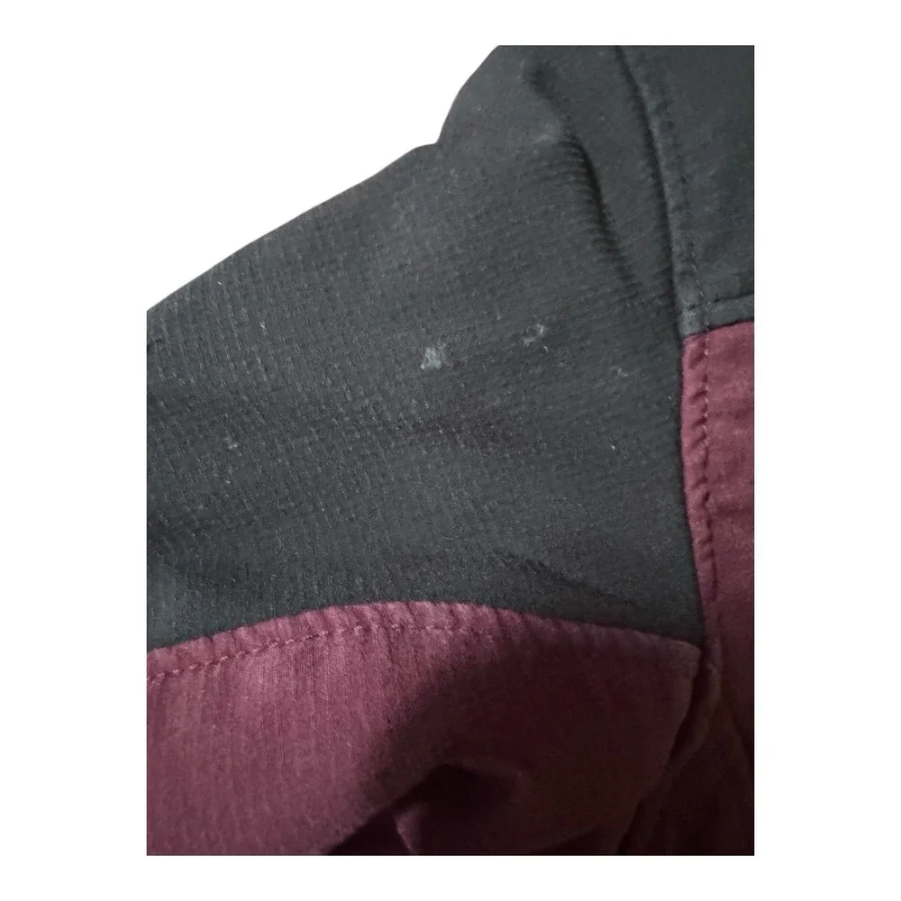 The North Face Apex Bionic Softshell Jacket Men's S Burgundy Black Full Zip READ